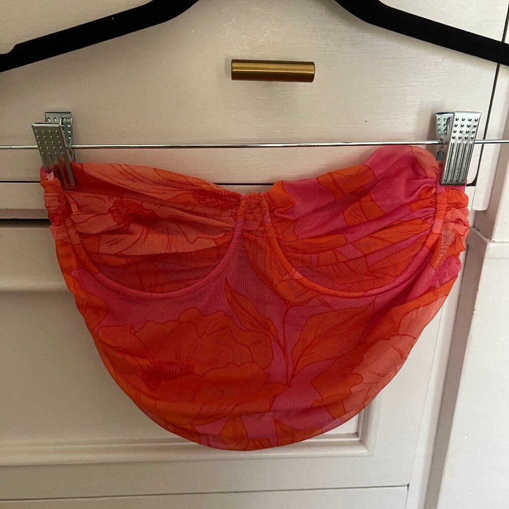 Zara Strapless Crop Top
